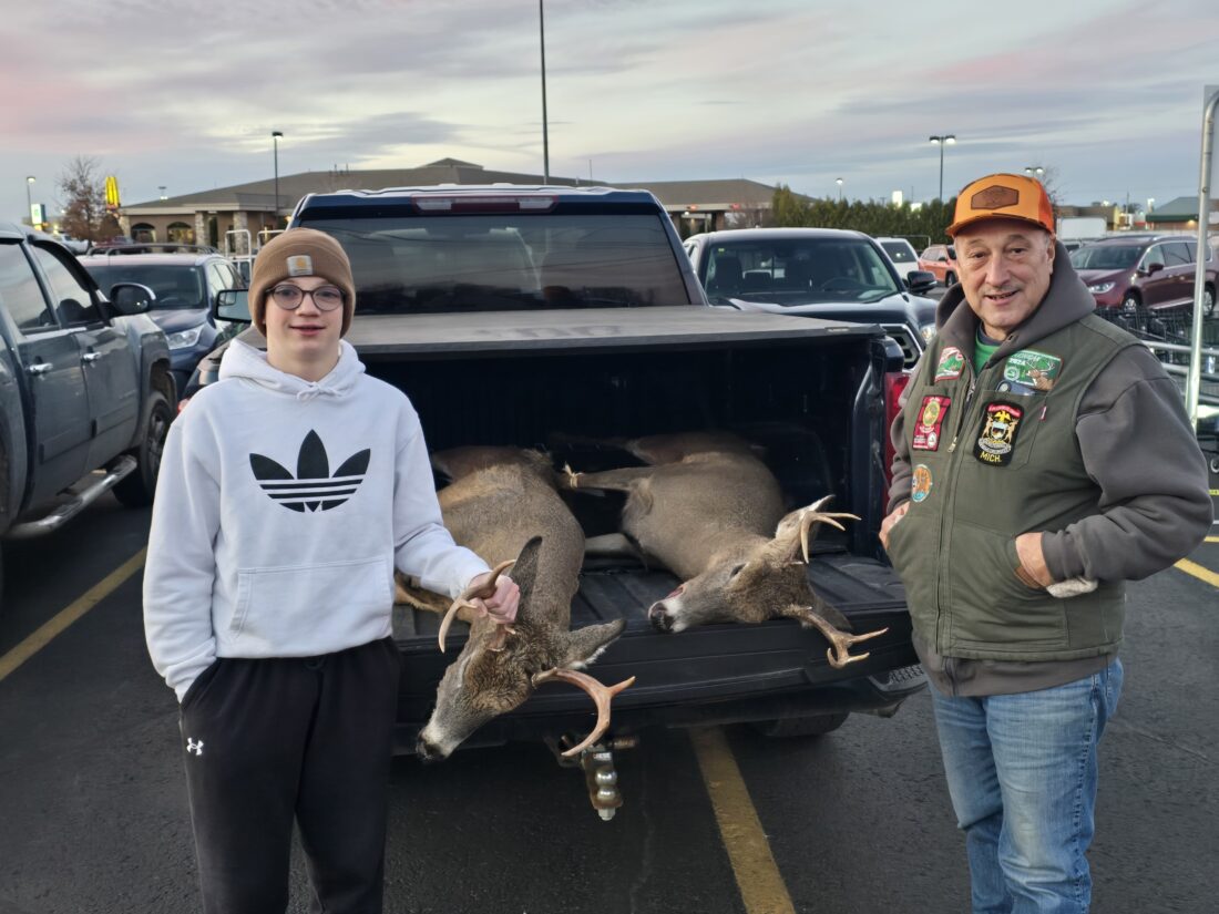 Area Hunters show off their kills at Elmer’s County Market deer poll